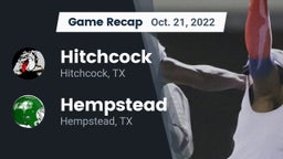 Recap: Hitchcock  vs. Hempstead  2022