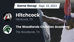Recap: Hitchcock  vs. The Woodlands Christian Academy 2023