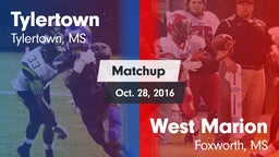Matchup: Tylertown vs. West Marion  2016