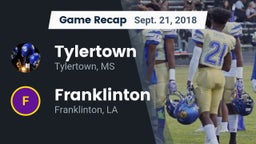 Recap: Tylertown  vs. Franklinton  2018