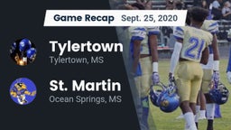 Recap: Tylertown  vs. St. Martin  2020