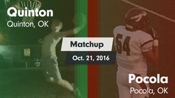 Matchup: Quinton vs. Pocola  2016