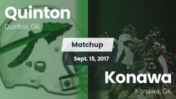 Matchup: Quinton vs. Konawa  2017