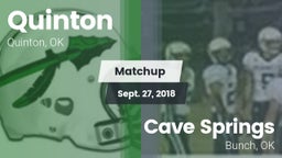 Matchup: Quinton vs. Cave Springs  2018