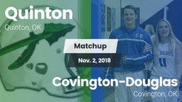 Matchup: Quinton vs. Covington-Douglas  2018