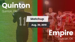 Matchup: Quinton vs. Empire  2019