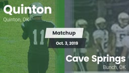 Matchup: Quinton vs. Cave Springs  2019