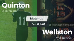 Matchup: Quinton vs. Wellston  2019