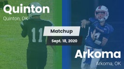 Matchup: Quinton vs. Arkoma  2020