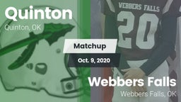 Matchup: Quinton vs. Webbers Falls  2020