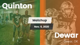 Matchup: Quinton vs. Dewar  2020