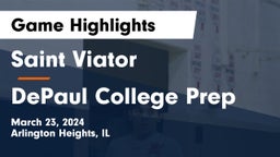 Saint Viator  vs DePaul College Prep Game Highlights - March 23, 2024