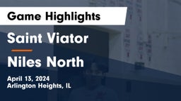 Saint Viator  vs Niles North  Game Highlights - April 13, 2024