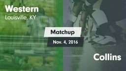 Matchup: Western vs. Collins 2016