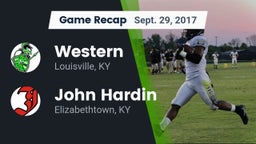 Recap: Western  vs. John Hardin  2017