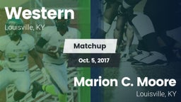 Matchup: Western vs. Marion C. Moore  2017