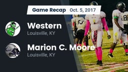 Recap: Western  vs. Marion C. Moore  2017