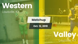 Matchup: Western vs. Valley  2018