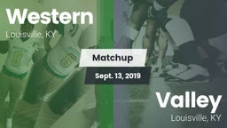 Matchup: Western vs. Valley   2019