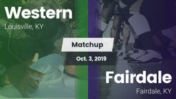 Matchup: Western vs. Fairdale  2019