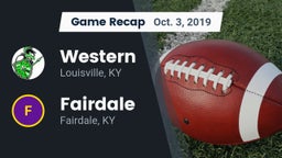 Recap: Western  vs. Fairdale  2019