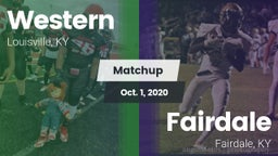 Matchup: Western vs. Fairdale  2020