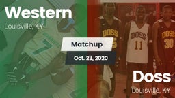 Matchup: Western vs. Doss  2020