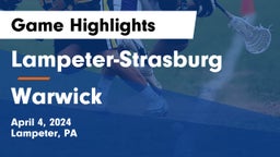 Lampeter-Strasburg  vs Warwick  Game Highlights - April 4, 2024