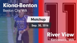 Matchup: Kiona-Benton vs. River View  2016