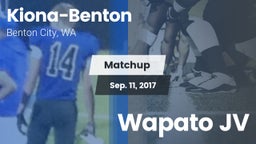 Matchup: Kiona-Benton vs. Wapato JV 2017