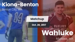 Matchup: Kiona-Benton vs. Wahluke  2017