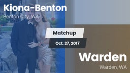 Matchup: Kiona-Benton vs. Warden  2017
