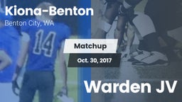 Matchup: Kiona-Benton vs. Warden JV 2017