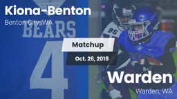 Matchup: Kiona-Benton vs. Warden  2018