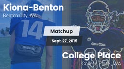 Matchup: Kiona-Benton vs. College Place   2019