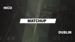 Matchup: Hico vs. Dublin  2016