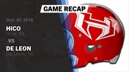 Recap: Hico  vs. De Leon  2016