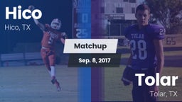 Matchup: Hico vs. Tolar  2017