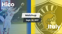 Matchup: Hico vs. Italy  2017