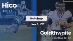 Matchup: Hico vs. Goldthwaite  2017