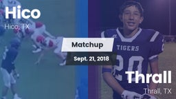 Matchup: Hico vs. Thrall  2018