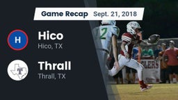 Recap: Hico  vs. Thrall  2018