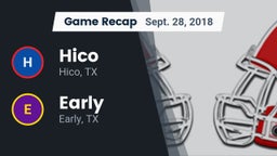 Recap: Hico  vs. Early  2018