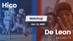 Matchup: Hico vs. De Leon  2018