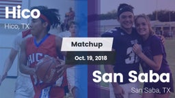 Matchup: Hico vs. San Saba  2018