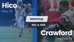 Matchup: Hico vs. Crawford  2018