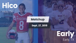 Matchup: Hico vs. Early  2019