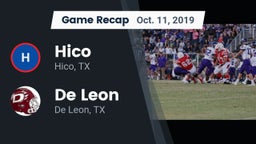 Recap: Hico  vs. De Leon  2019