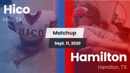 Matchup: Hico vs. Hamilton  2020