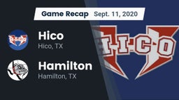 Recap: Hico  vs. Hamilton  2020